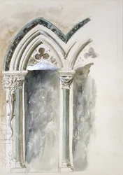 Entwurfsstudien für Kapitelle für das Universitätsmuseum, Oxford